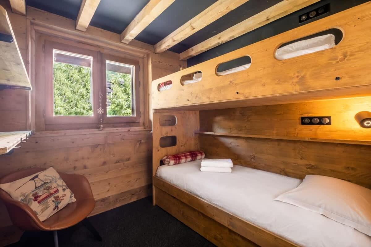Chalet Racar Pour 4 Personnes, Centre Ville Et Vue Sur La Montagne Chamonix ภายนอก รูปภาพ