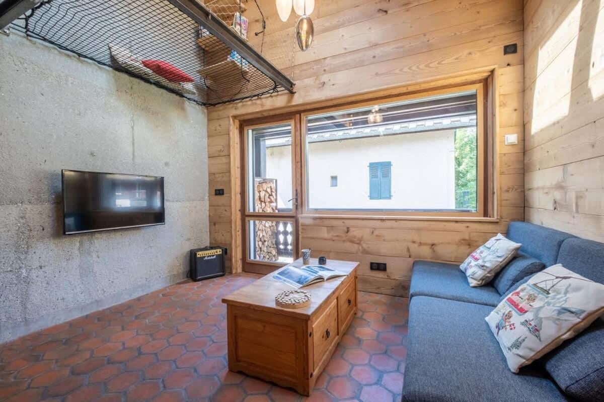 Chalet Racar Pour 4 Personnes, Centre Ville Et Vue Sur La Montagne Chamonix ภายนอก รูปภาพ